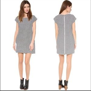 Madewell Zipline Minidress Pencil Stripe XS